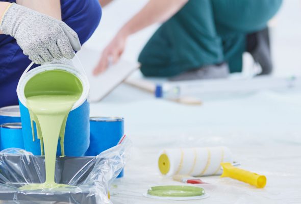 Aplicació de pintura. Terracolor. Girona